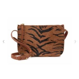 Madewell Tiger Stripe Calf Hair Crossbody Purse